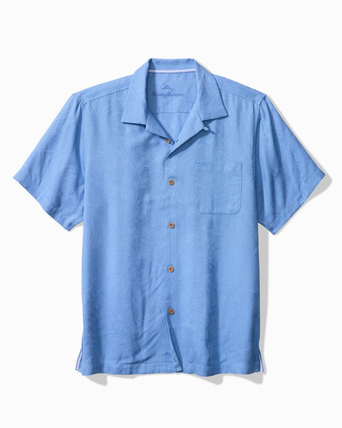Tommy Bahama Tropic Isles Silk Camp Shirt - Blue Canal