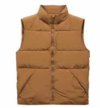 Load image into Gallery viewer, 7 Diamonds Crusade Puffer Vest Caramel
