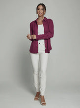 Load image into Gallery viewer, 7Diamonds Generation Twill Blouse Magenta WGB 6000
