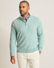 Load image into Gallery viewer, Tommy Bahama New Coolside Legend Half Zip ST 424624 Aquifer Heather
