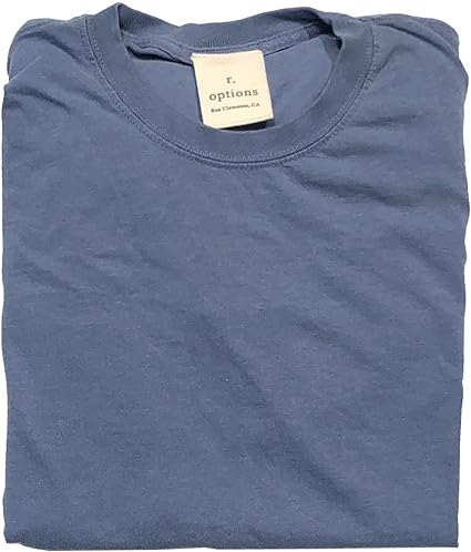 R Options Pigment Dyed Tee - Blue Jean