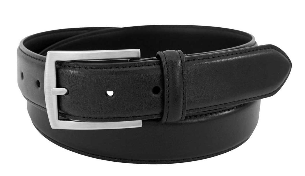Florsheim Mens Belts - Black Leather Belt (5-1136)