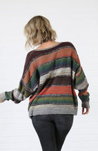 Load image into Gallery viewer, JH153 - Earthy Stripes V Neck
