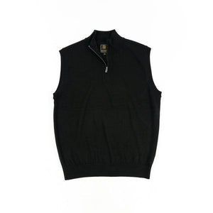 FX Fusion - 9080 1/4 Zip Mock Vest - Black
