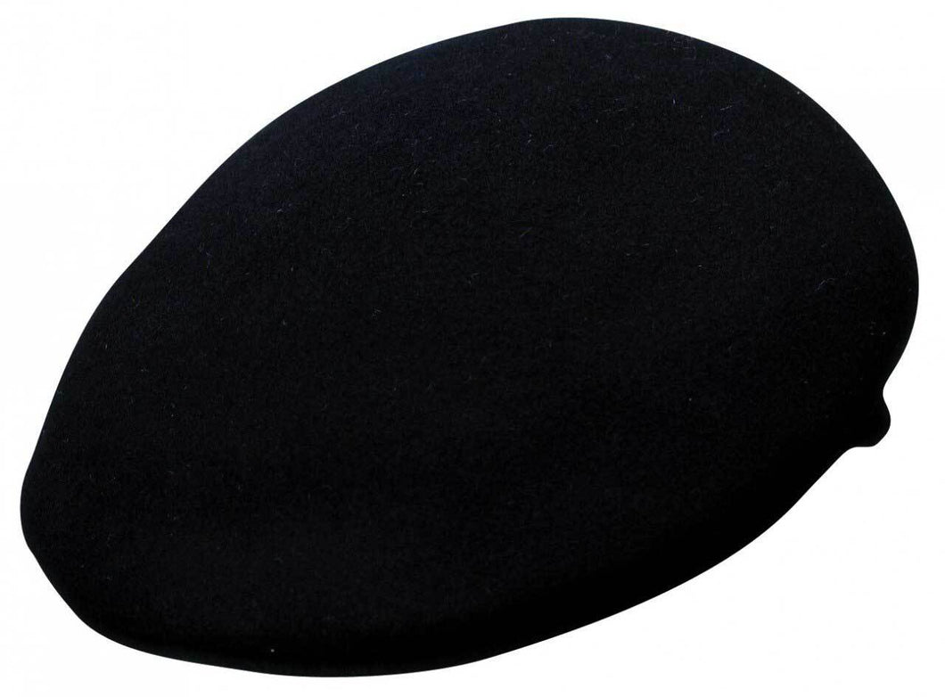 Scala Crushable Felt Ascot Hat - Black - DF5