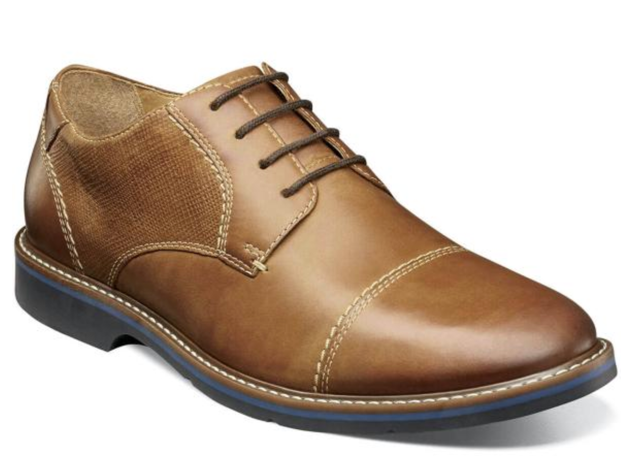 Nunn Bush PASADENA Cap Toe Oxford - Cognac 84831 – Johnson
