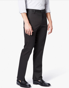 Dockers Signature Stretch Khaki Pants, Slim Fit - Black