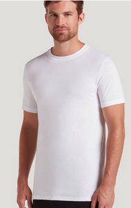 Jockey Tall Man Classic Crew Neck T-Shirt - 2 Pack (White)