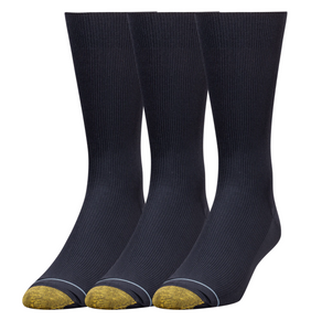 Gold Toe Metropolitan Nylon Crew Sock (Navy) - 101S