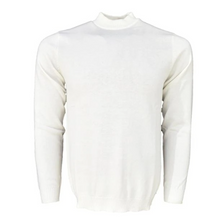 Load image into Gallery viewer, La Vane - White Classic Mock Neck Sweater (501)
