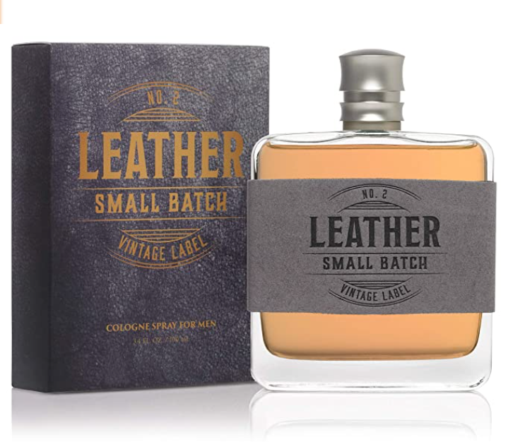 Tru Fragrance Leather Small Batch Vintage Label