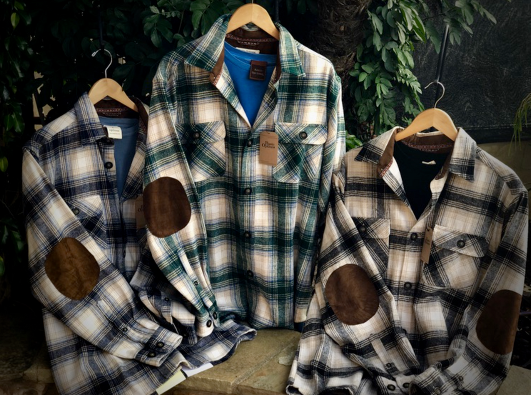 Basic Options Long Sleeve Flannel Shirt Jacket - Black - 82083-1-6SZ69