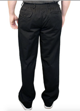 Load image into Gallery viewer, Big &amp; Tall -  LD Sport Elastic Waist Casual Pant Black

