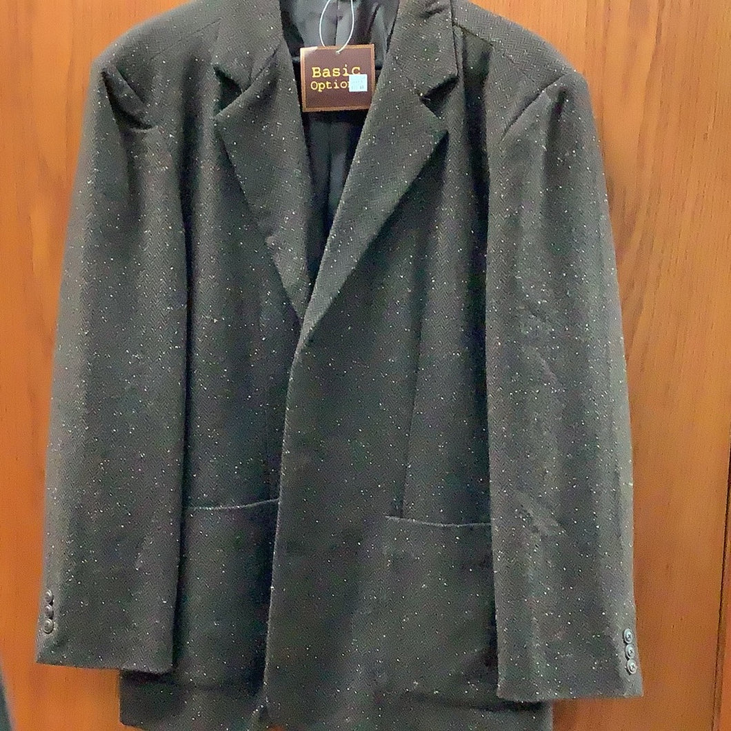 Basic Options Brown Tweed Sport Coat Regular Fit