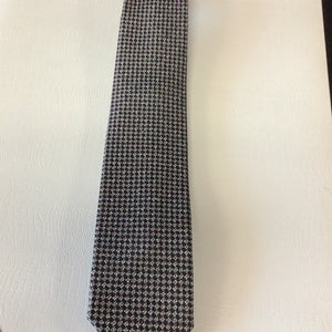 Bruno Marchesi Black Grey Neat Silk Tie
