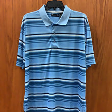 Load image into Gallery viewer, Big &amp; Tall -  Palmland Collection Blue Stripe Polo
