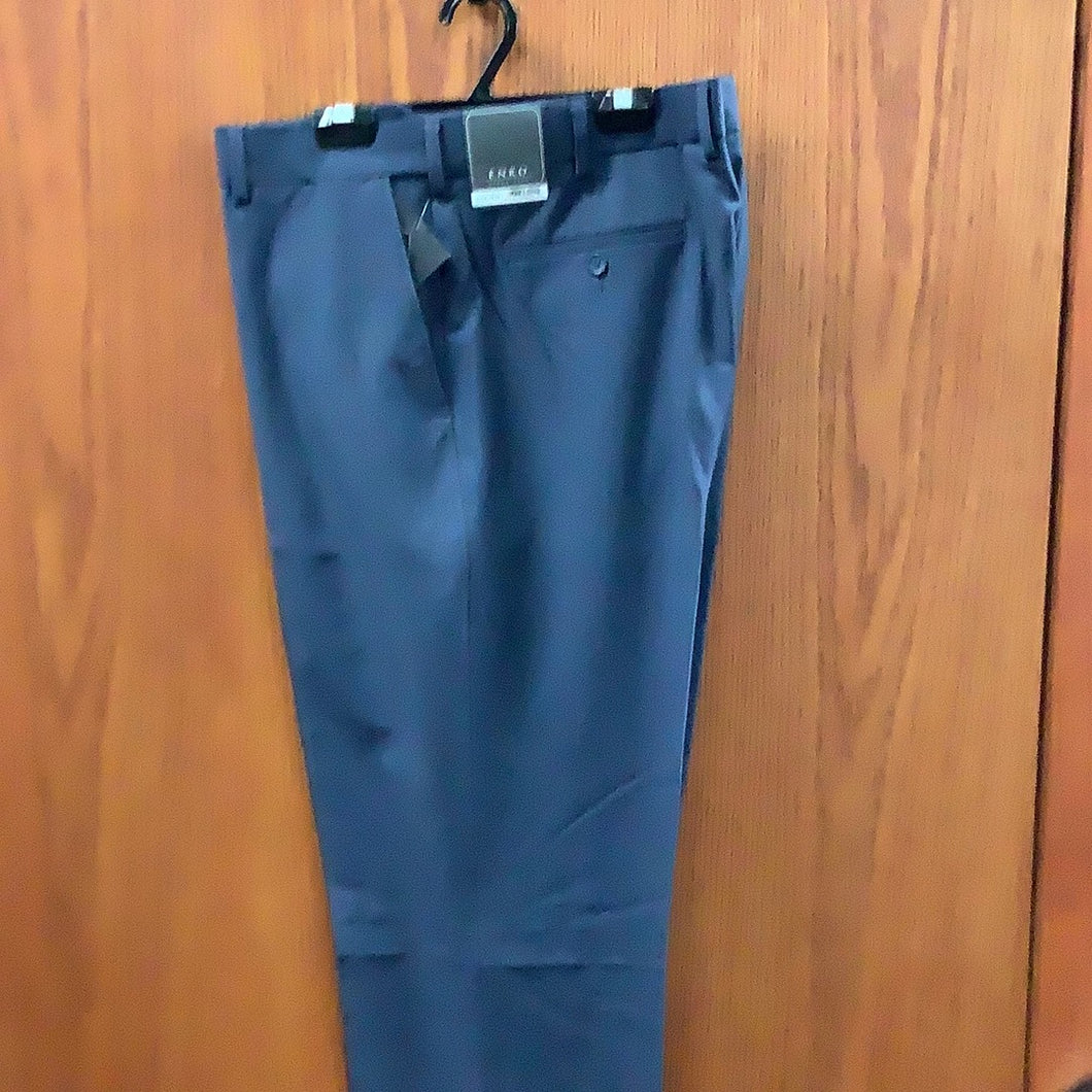 Enro Navy Mini Check Dress Slack