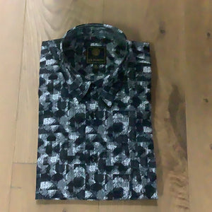 FX Fusion Short Sleeve Sport Shirt - Jungle Tribe Black - FW1637
