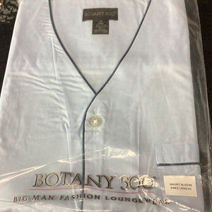 Botany 500 Short Sleeve Sleepwear Lt Blue