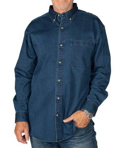 Woodland Trail Dark Blue Denim Shirt DS-18