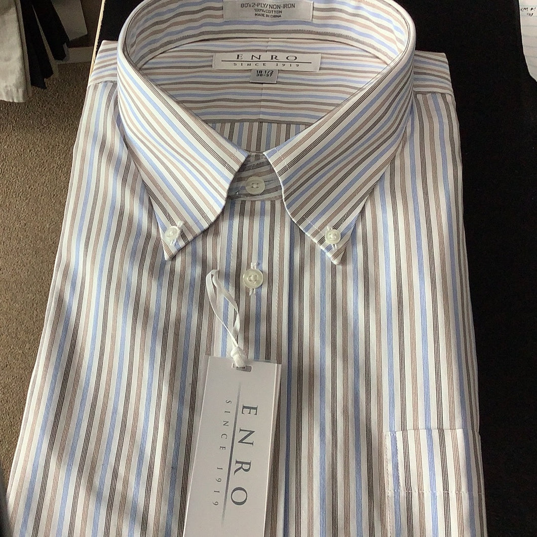 enro non iron dress shirt Enro Non-Iron Point Collar Dress Shirt