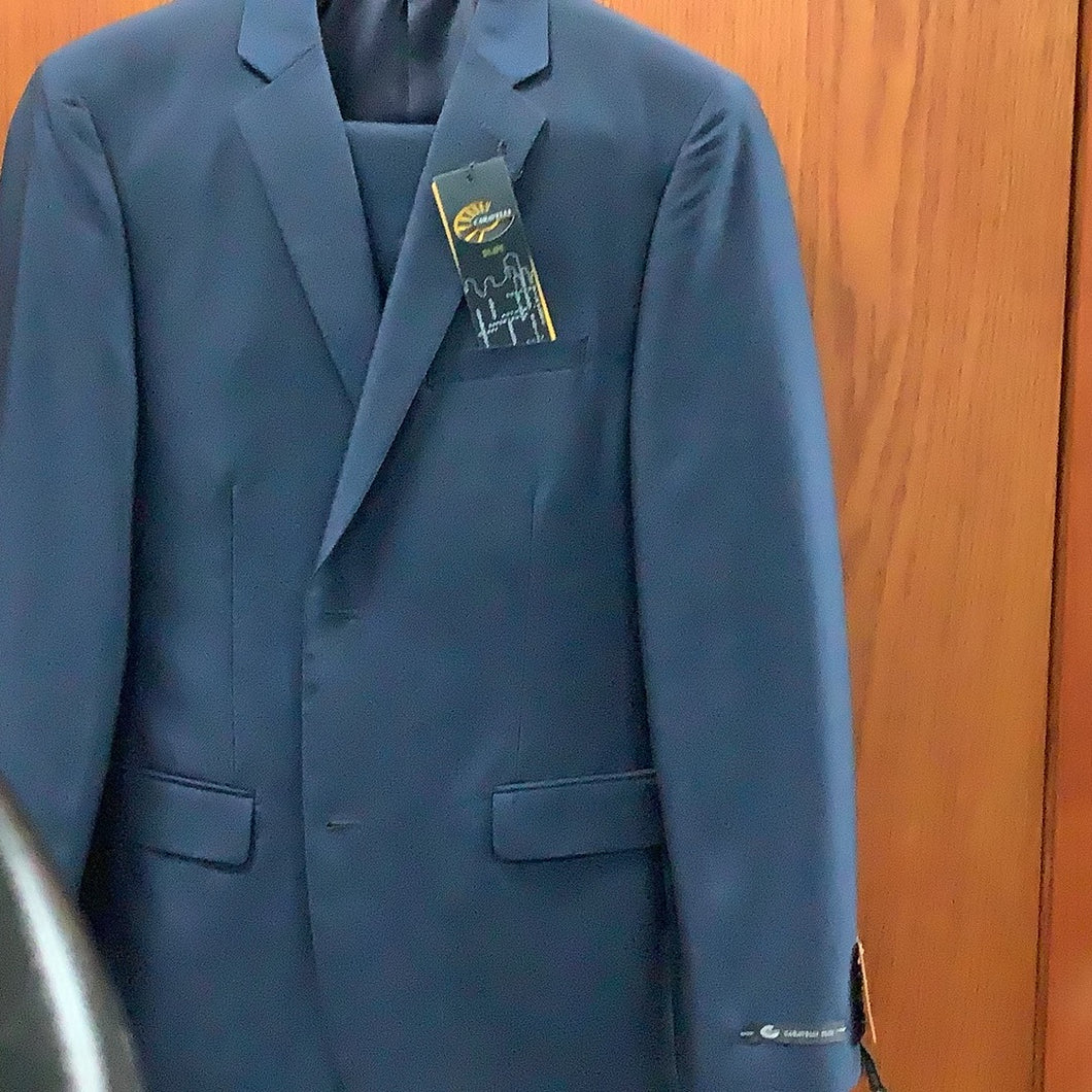 Caravelli Suit Slim Fit Blue