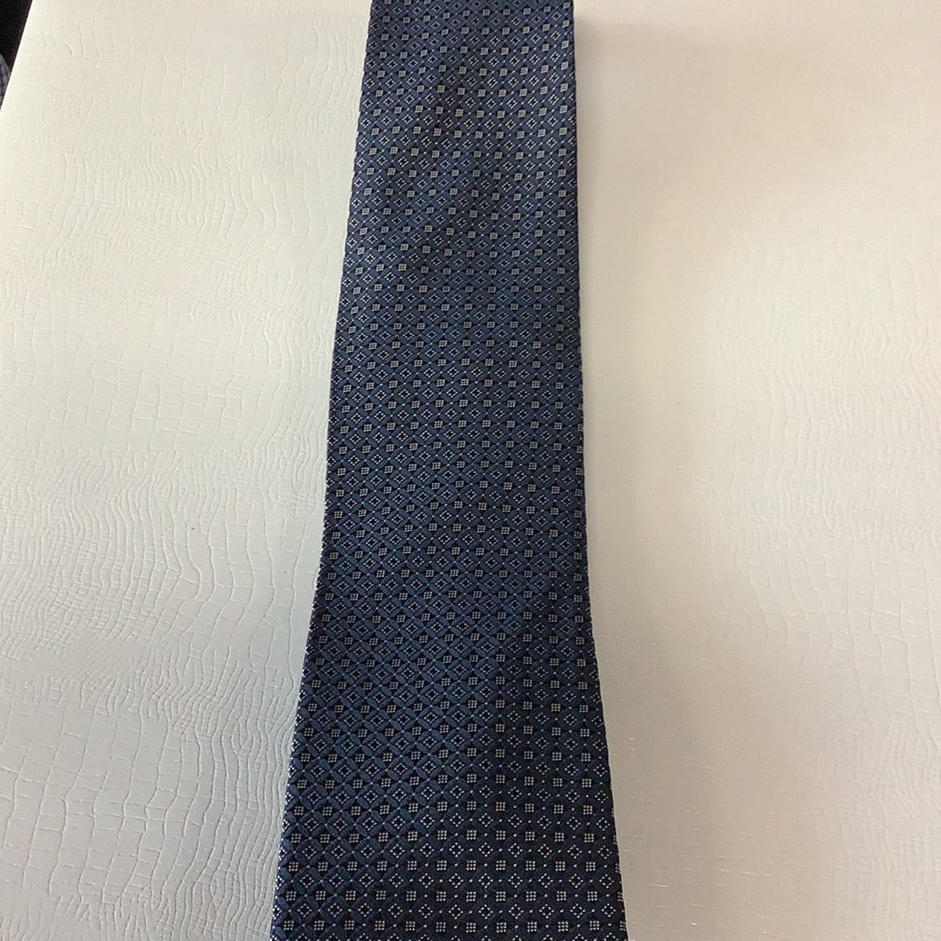 Zianettti  Blue Grey Neat Silk Tie