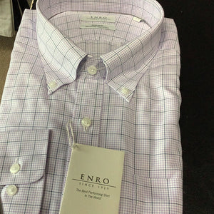 Enro Lavender Dress Shirt Non Iron