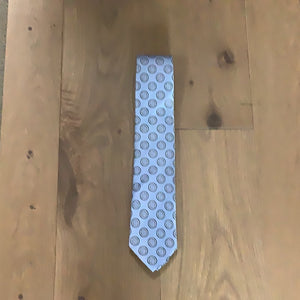 Zianetti Blue Circle Silk Tie