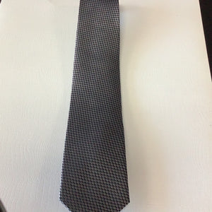 Bruno Marchesi Grey Black Small Circle Silk Tie