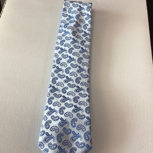 Zianetti Blue Paisley Silk Tie