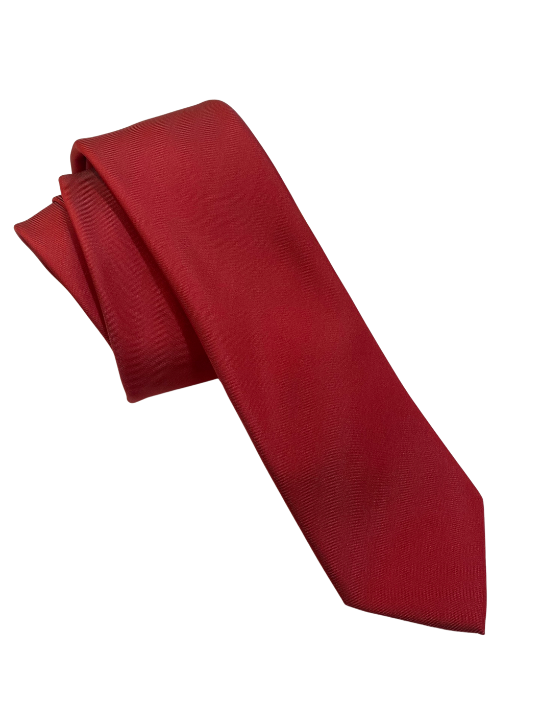 FX Fusion Apple Red Skinny Tie
