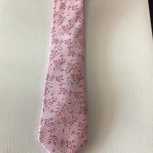 Bruno Marchesi Pink Floral Silk Tie