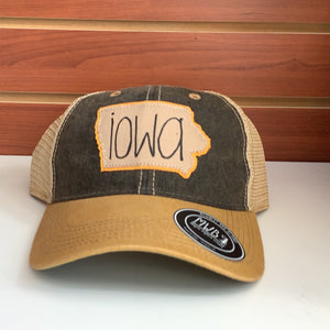 Iowa Grey & Gold Hat
