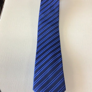 Bruno Marchesi Blue Stripe Silk Tie