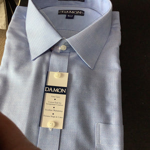 Damon Legion Blue Long Sleeve Dress Shirt