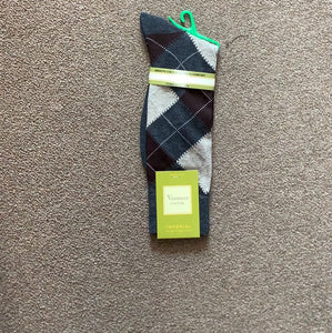 Vanucci Brown Argyle Sock