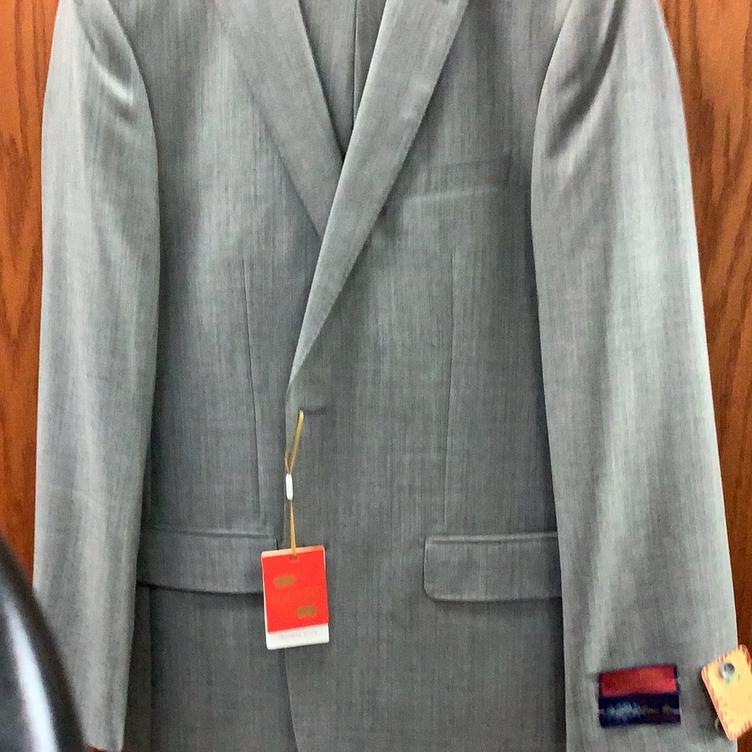 Mantoni Light Grey Modern Fit Suit