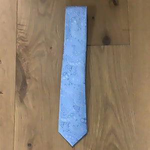 Blue Paisley Silk Tie