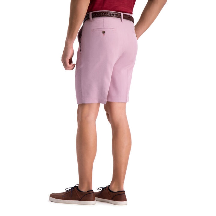 Haggar Cool 18 Pro Red Oxford Short
