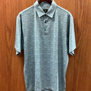Big & Tall -  FX Fusion Fractured Black Polo Shirt