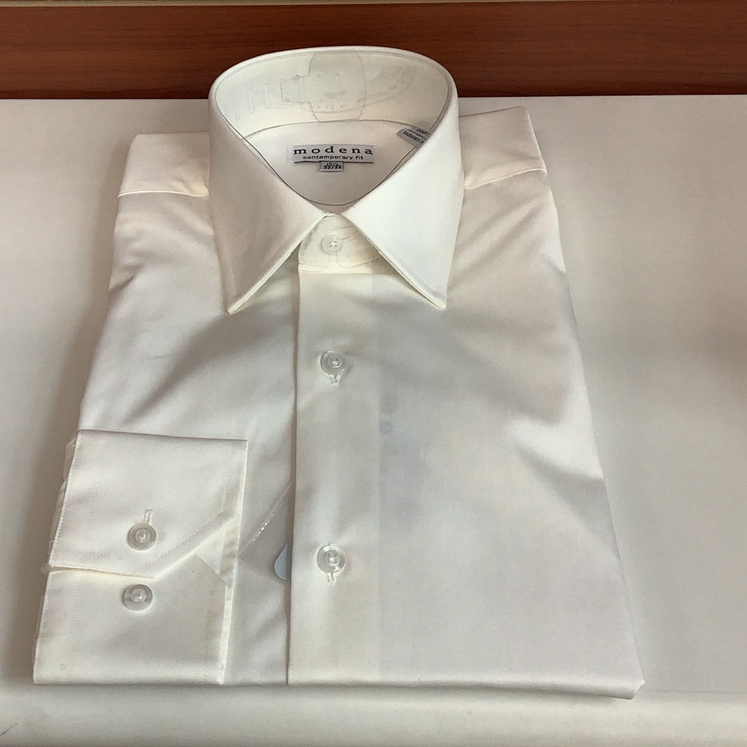 slim fit dress slacks Modena - Dress Shirt - Classic Fit - Poplin