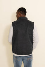 Load image into Gallery viewer, North River Full Zip Cotton Suede Vest - Gunmetal

