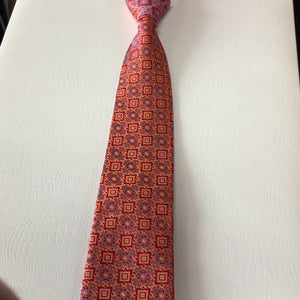 Zianetti Dusty Orange Zipper Tie