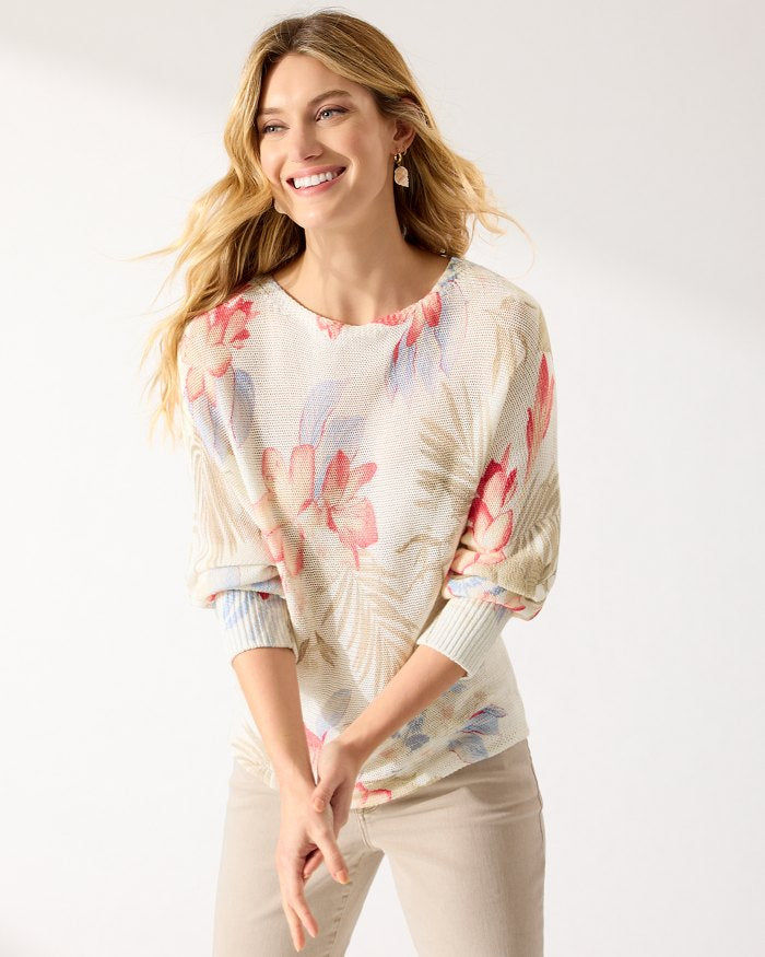 Tommy Bahama Ladies Delicate Floral Dolman   SW 420974
