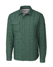 Load image into Gallery viewer, Cutter &amp; Buck Rainier PrimaLoft Mens Eco Insulated Full Zip Puffer Jacket - Hunter Melange
