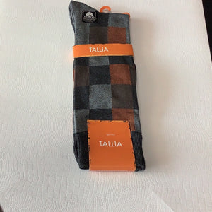 Tallia Rust Olive Grey Sock