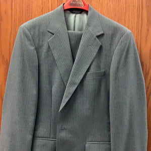 Hardwick Grey Pin Stripe Suit Reg Fit
