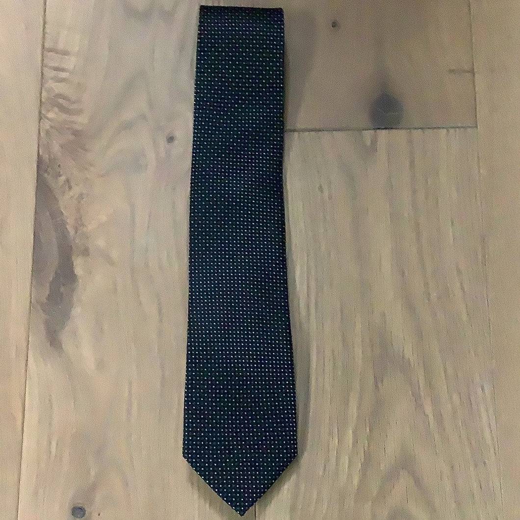Black Neat Pattern Silk Tie