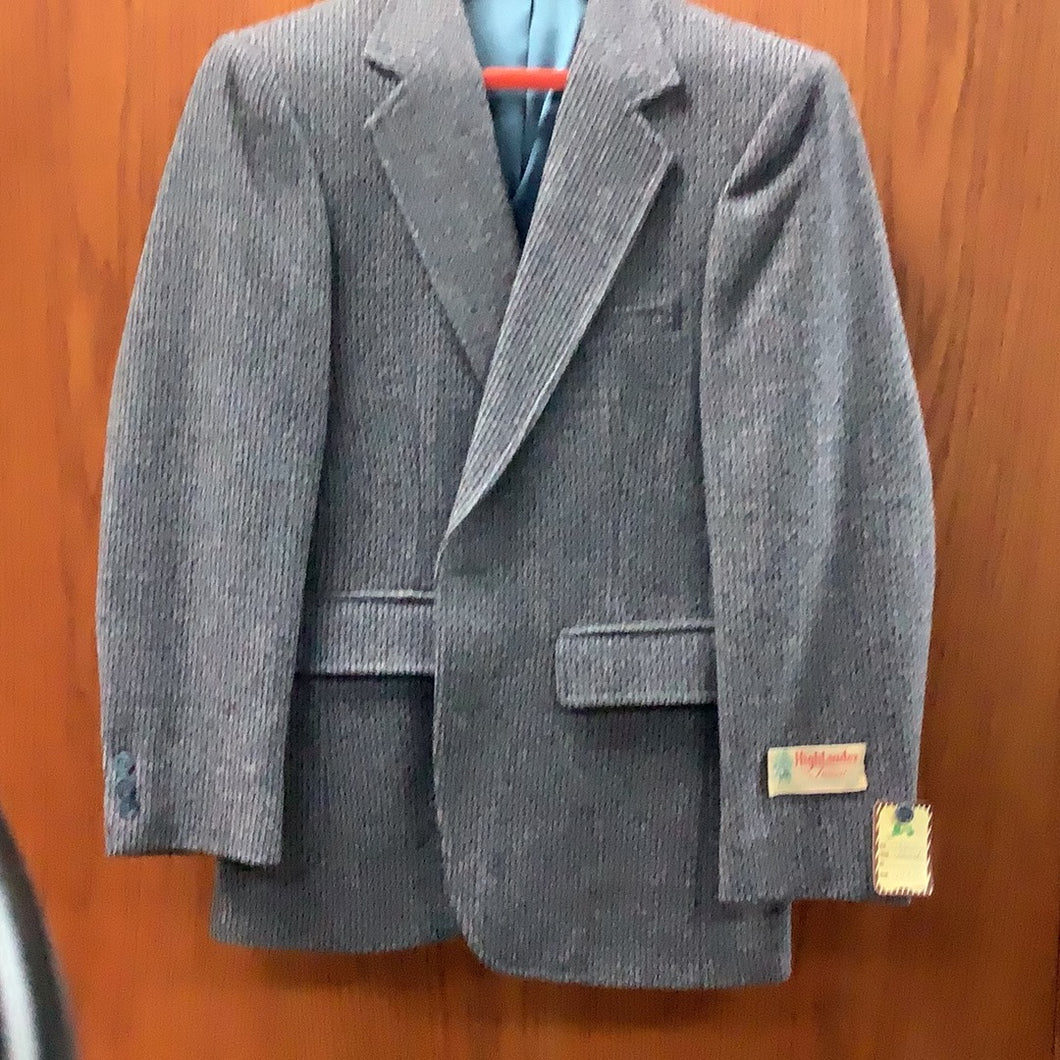 Hardwick Harris Tweed Grey Sport Coat Reg Fit
